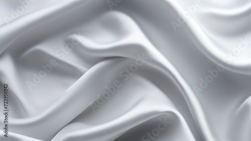 Wallpaper Mural White gray satin texture that is white silver fabric silk panorama background with beautiful soft blur pattern natural Torontodigital.ca