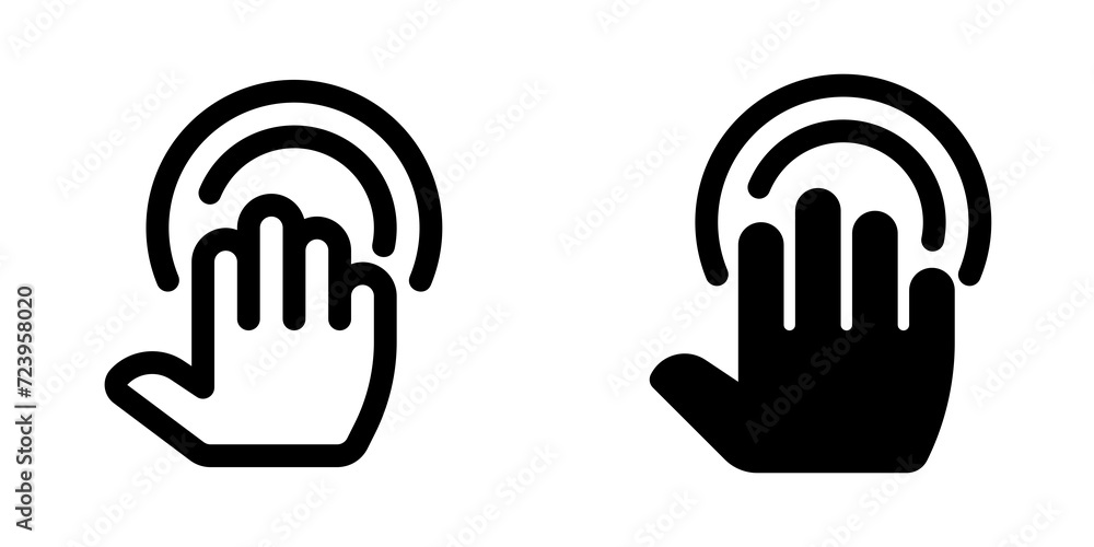 Editable four fingers hold vector icon. Part of a big icon set family. Perfect for web and app interfaces, presentations, infographics, etc Editable four fingers hold vector icon. Part of a big icon set family. Perfect for web and app interfaces, presentations, infographics, etc