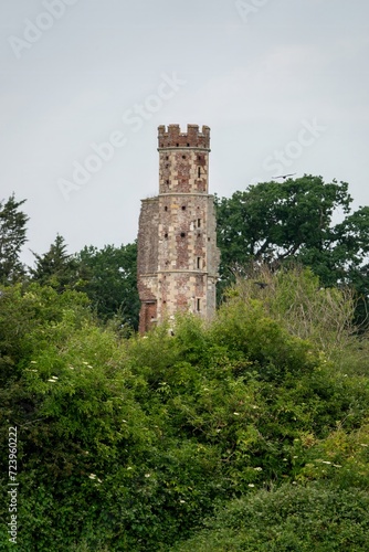 gate tower of Warblington castle Langstone Hampshire England photo