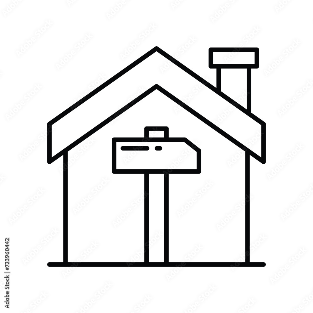 Home Repairs icon vector stock illustration
