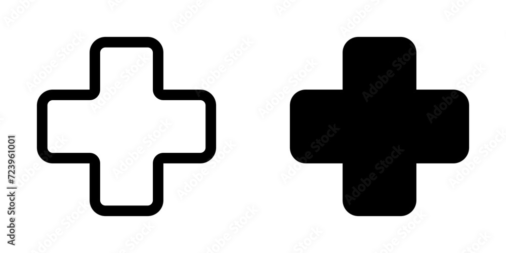 Editable cross vector icon. Part of a big icon set family. Perfect for web and app interfaces, presentations, infographics, etc Editable cross vector icon. Part of a big icon set family. Perfect for web and app interfaces, presentations, infographics, etc