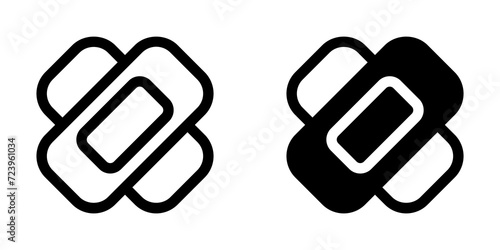 Editable bandage vector icon. Part of a big icon set family. Perfect for web and app interfaces, presentations, infographics, etc