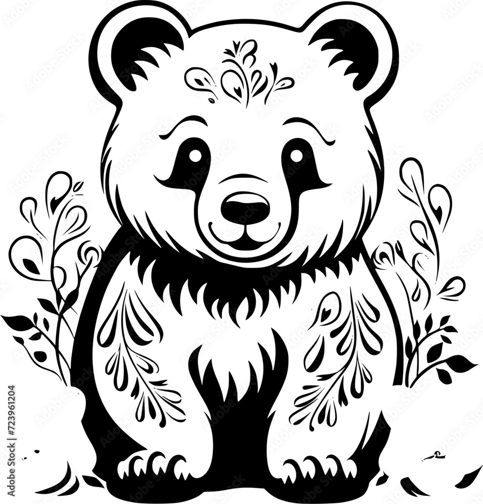 Bear clipart, valentine day, valentine clipart, cute bear svg, animal svg, animal eps, animal clipart, jungle png, tiger, animal, vector, tattoo, head, cat, wild, illustration, mammal, bear, logo, des
