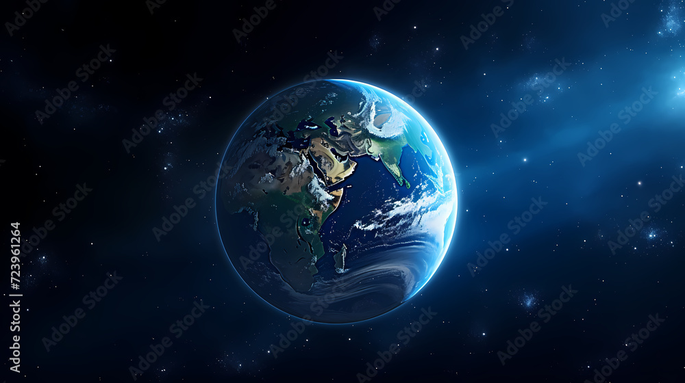 Space galaxy background, 3D illustration of nebulae in the universe Space galaxy background, 3D illustration of nebulae in the universe