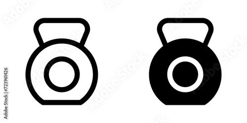 Editable kettlebell vector icon. Part of a big icon set family. Perfect for web and app interfaces, presentations, infographics, etc