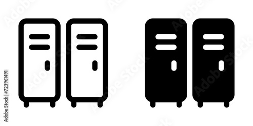 Editable locker, changing room vector icon. Part of a big icon set family. Perfect for web and app interfaces, presentations, infographics, etc