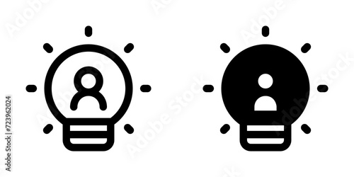 Editable lightbulb, innovation vector icon. Part of a big icon set family. Perfect for web and app interfaces, presentations, infographics, etc