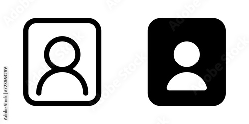 Editable person, portrait vector icon. Part of a big icon set family. Perfect for web and app interfaces, presentations, infographics, etc