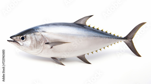 Fish - A Skipjack tuna on a white background