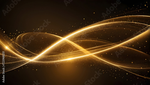 Abstract Light Burst Background with Radiant Rays, Stars, and Energy Motion Illustration