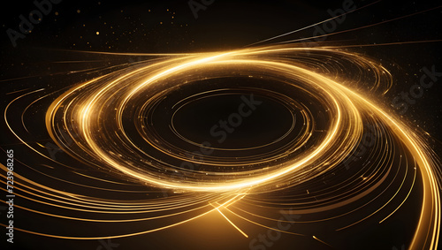 Abstract Light Burst Background with Radiant Rays, Stars, and Energy Motion Illustration