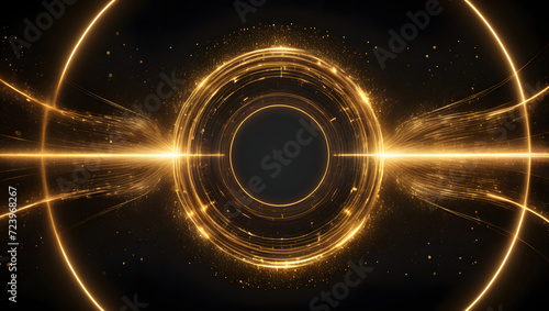 Abstract Light Burst Background with Radiant Rays, Stars, and Energy Motion Illustration