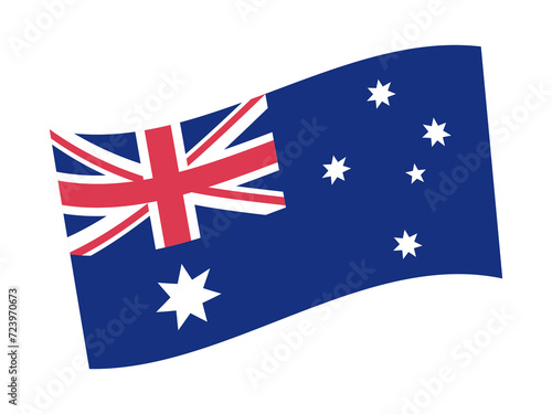 Australia Flag Vector Illustration
