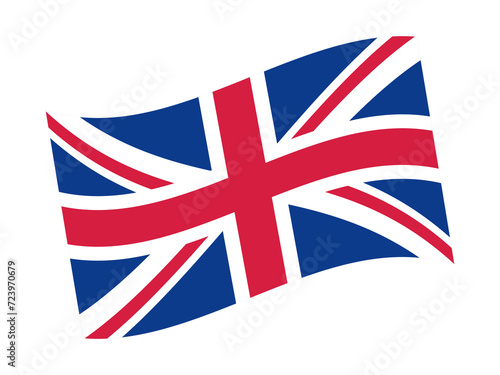 England Flag Vector Illustration