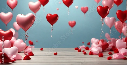 red rose petals on a white background