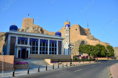 Al Mirani Fort and Masjid Al Khor, Muscat. Oman photo