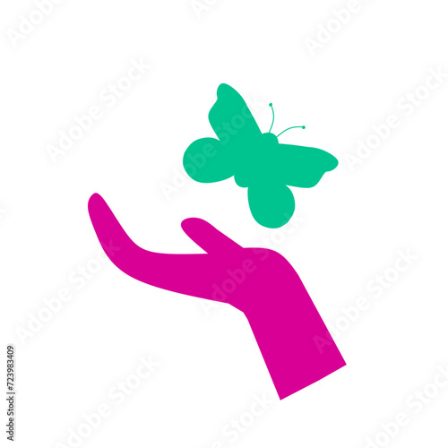 World Zero Discrimination Day is March 1st to create justice, with a theme of butterflies and hands suitable for posters