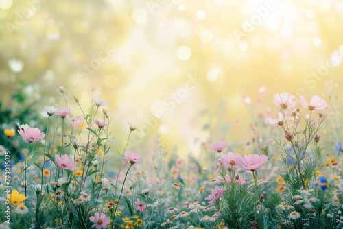 Sunlit Serenity A Meadow s Radiance.