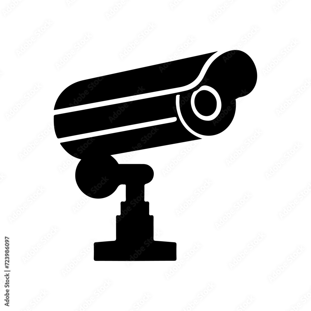 CCTV Camera. Security Surveillance System. Vector Illustration isolated on white CCTV Camera. Security Surveillance System. Vector Illustration isolated on white