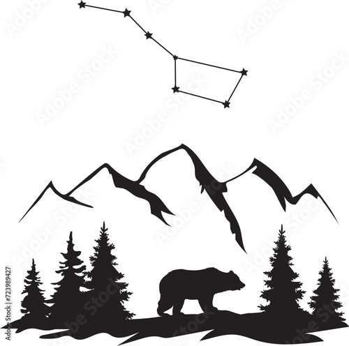 Vector Mama Bear