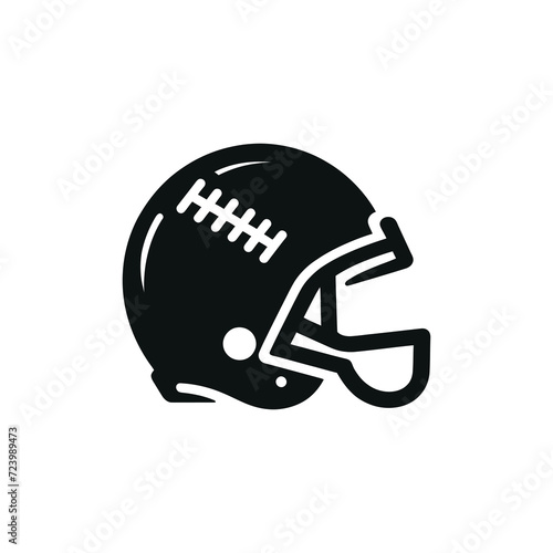 Football helmet icon, Football helmet sport icon