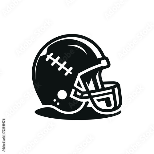 Football helmet icon, Football helmet sport icon