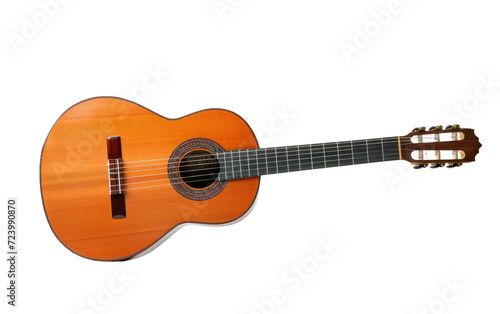 Classical Guitar isolated on Transparent background.