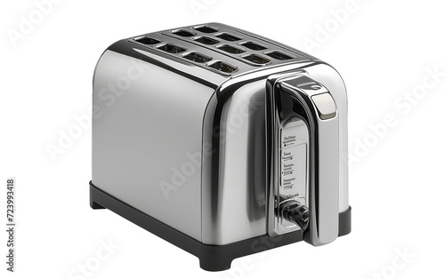 Slice Countdown Motorized Toaster, Stainless Steel isolated on Transparent background.