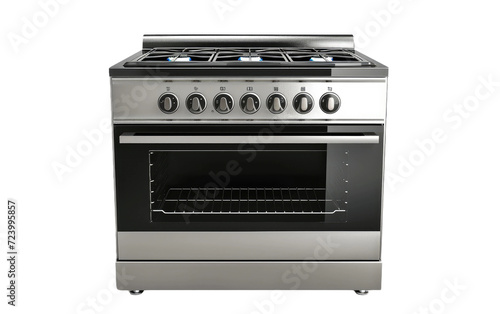 Best electric range oven, Electric Range Oven with Framed Glass Door, in Stainless Steel isolated on Transparent background.