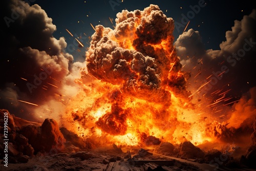 Unleash the power of explosive visuals with our extensive collection of realistic explosion effects