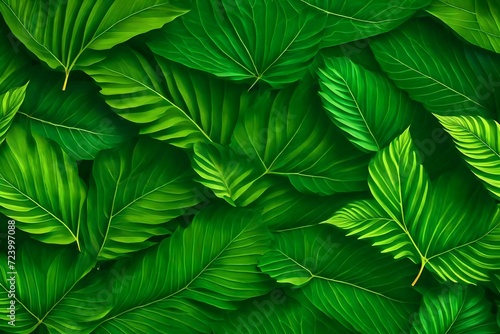 green leaf background