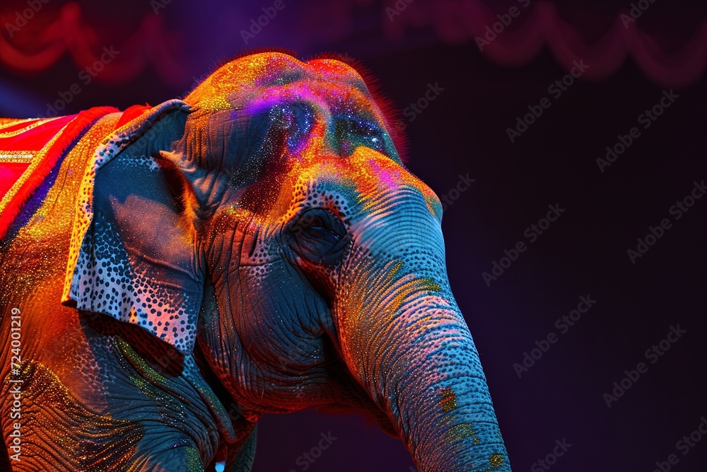 Obraz premium circus elephant
