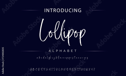 Signature Font Calligraphy Logotype Script Brush Font Type Font lettering handwritten