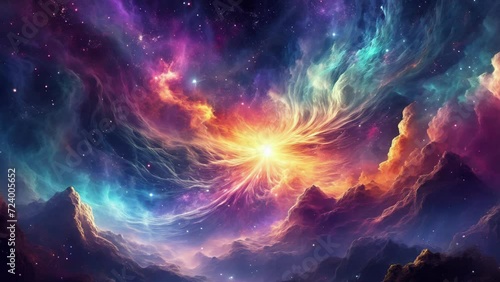 Wallpaper Mural space nebula space Torontodigital.ca