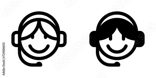 Editable customer service vector icon. Part of a big icon set family. Perfect for web and app interfaces, presentations, infographics, etc