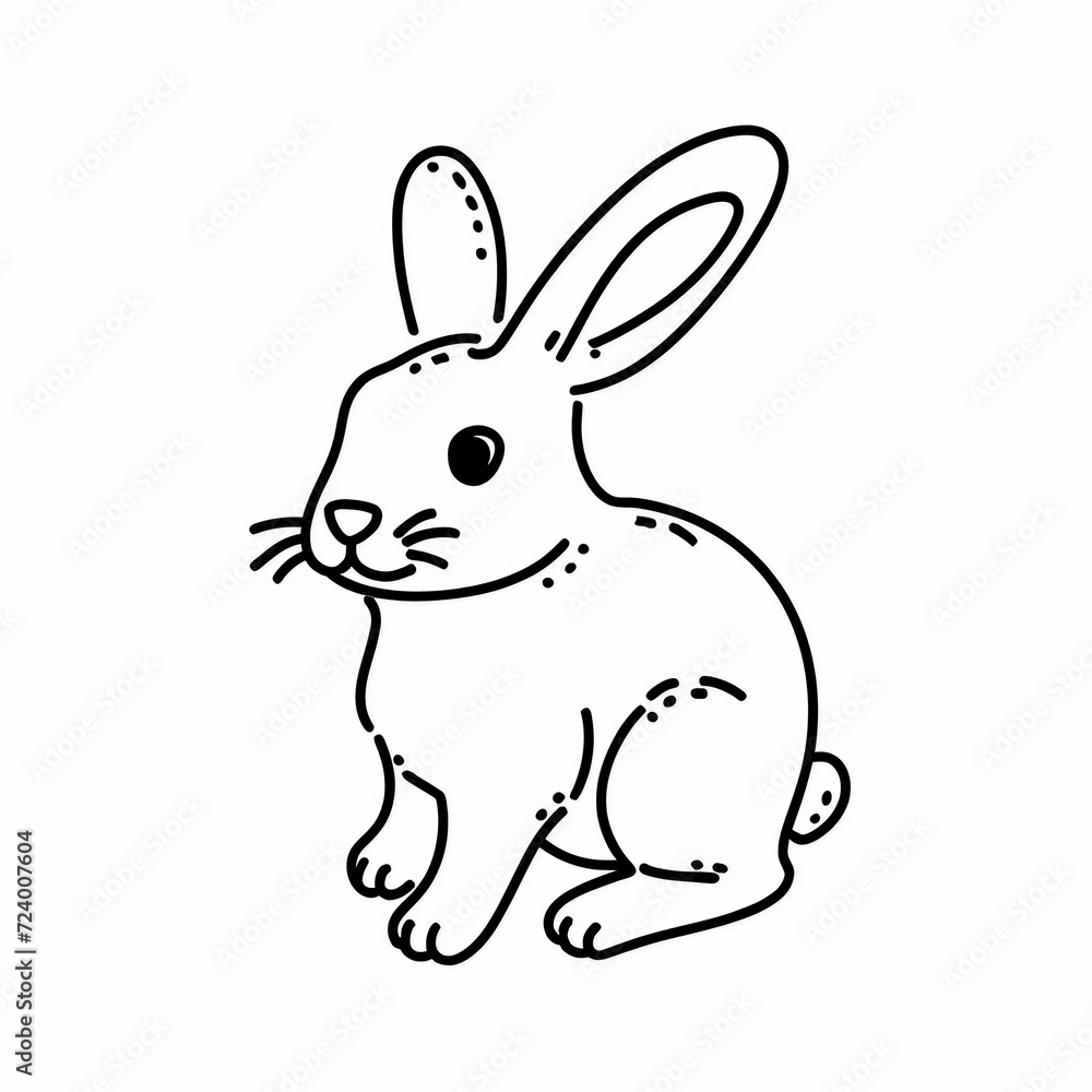 cute rabbit sketch design cute rabbit sketch design