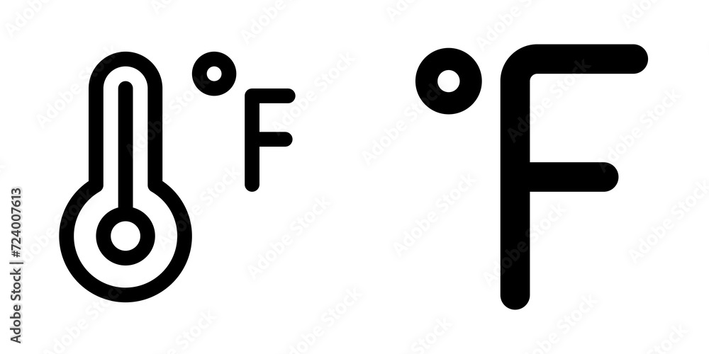 Editable fahrenheit thermometer vector icon. Part of a big icon set family. Perfect for web and app interfaces, presentations, infographics, etc Editable fahrenheit thermometer vector icon. Part of a big icon set family. Perfect for web and app interfaces, presentations, infographics, etc