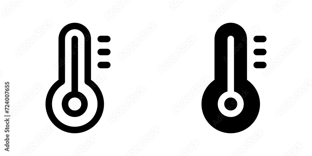 Editable thermometer vector icon. Part of a big icon set family. Perfect for web and app interfaces, presentations, infographics, etc Editable thermometer vector icon. Part of a big icon set family. Perfect for web and app interfaces, presentations, infographics, etc