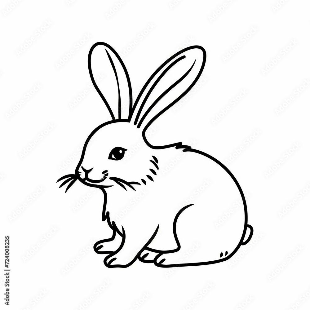 cute rabbit sketch design cute rabbit sketch design