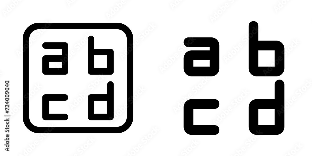 Editable letter, alphabet vector icon. Part of a big icon set family. Perfect for web and app interfaces, presentations, infographics, etc Editable letter, alphabet vector icon. Part of a big icon set family. Perfect for web and app interfaces, presentations, infographics, etc