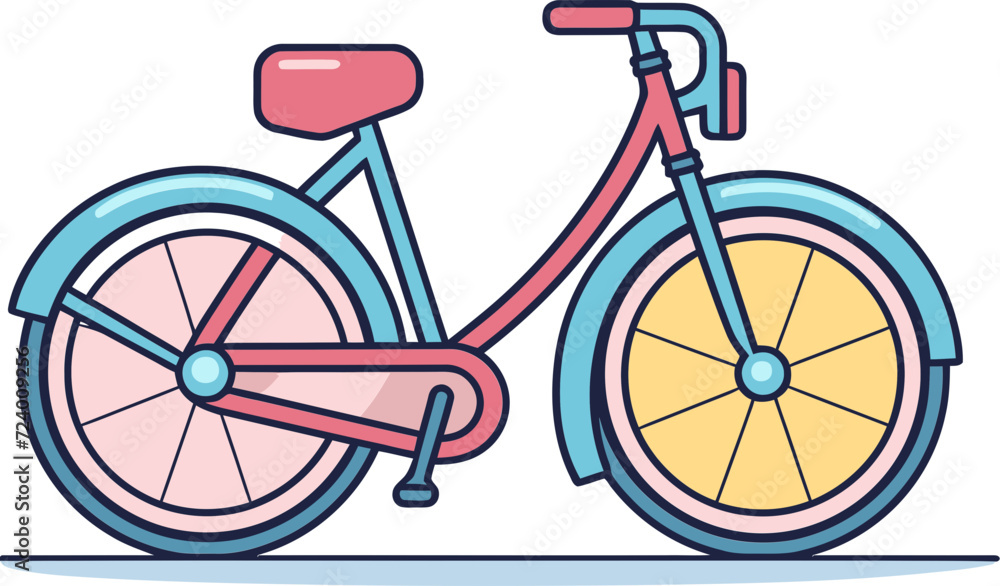 Abstract Bike Race Vector Vectorized Cyclist Silhouette
