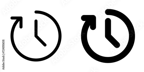 Editable vector nonstop time service hours icon. Part of a big icon set family. Perfect for web and app interfaces, presentations, infographics, etc photo