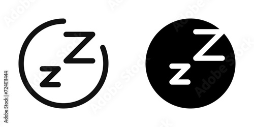 Editable vector sleep hybernate icon. Part of a big icon set family. Perfect for web and app interfaces, presentations, infographics, etc