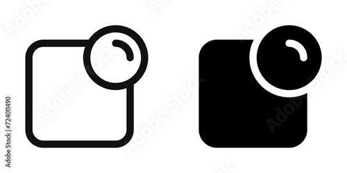 Editable vector notification icon. Part of a big icon set family. Perfect for web and app interfaces, presentations, infographics, etc