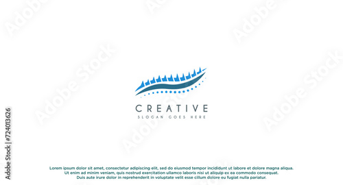 Back Bones, Chiropractic Logo design vector illustration.
