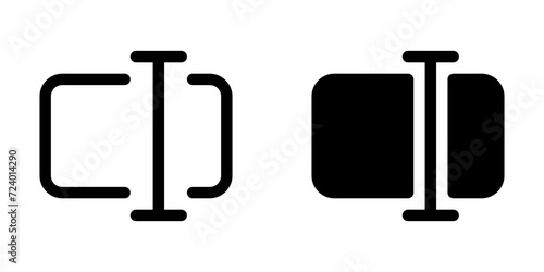 Editable vector rename edit text icon. Part of a big icon set family. Perfect for web and app interfaces, presentations, infographics, etc