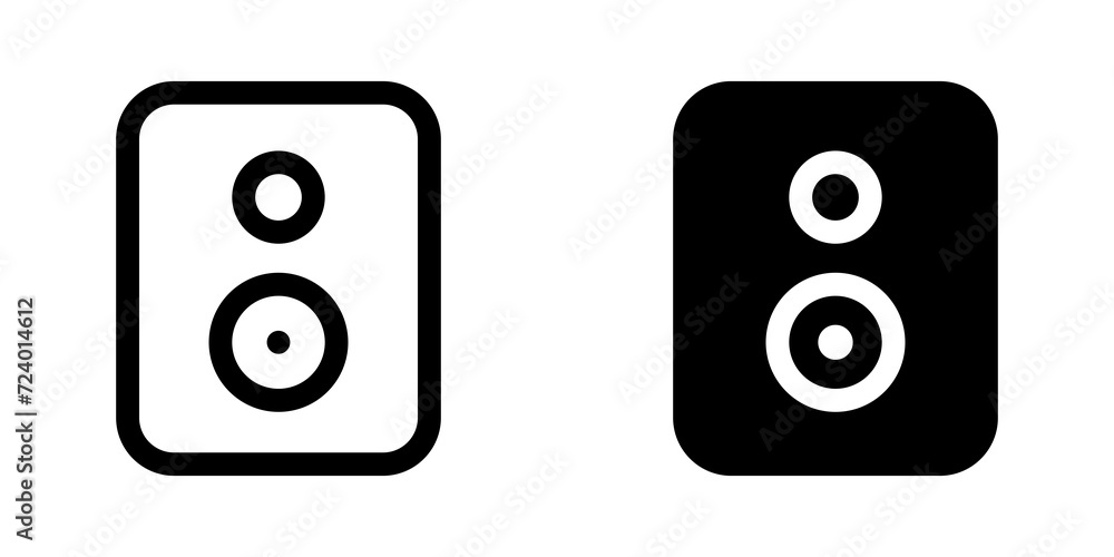 Editable vector loudspeaker amplifier icon. Black, transparent white background. Part of a big icon set family. Perfect for web and app interfaces, presentations, infographics, etc Editable vector loudspeaker amplifier icon. Black, transparent white background. Part of a big icon set family. Perfect for web and app interfaces, presentations, infographics, etc