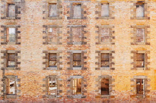 Fotografia Fenêtres du pénitencier de Port Arthur, Tasmanie, Australie