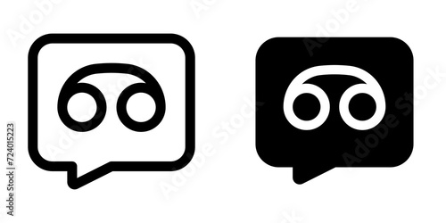Vector voicemail, voice record icon. Black, white background. Perfect for app and web interfaces, infographics, presentations, marketing, etc.