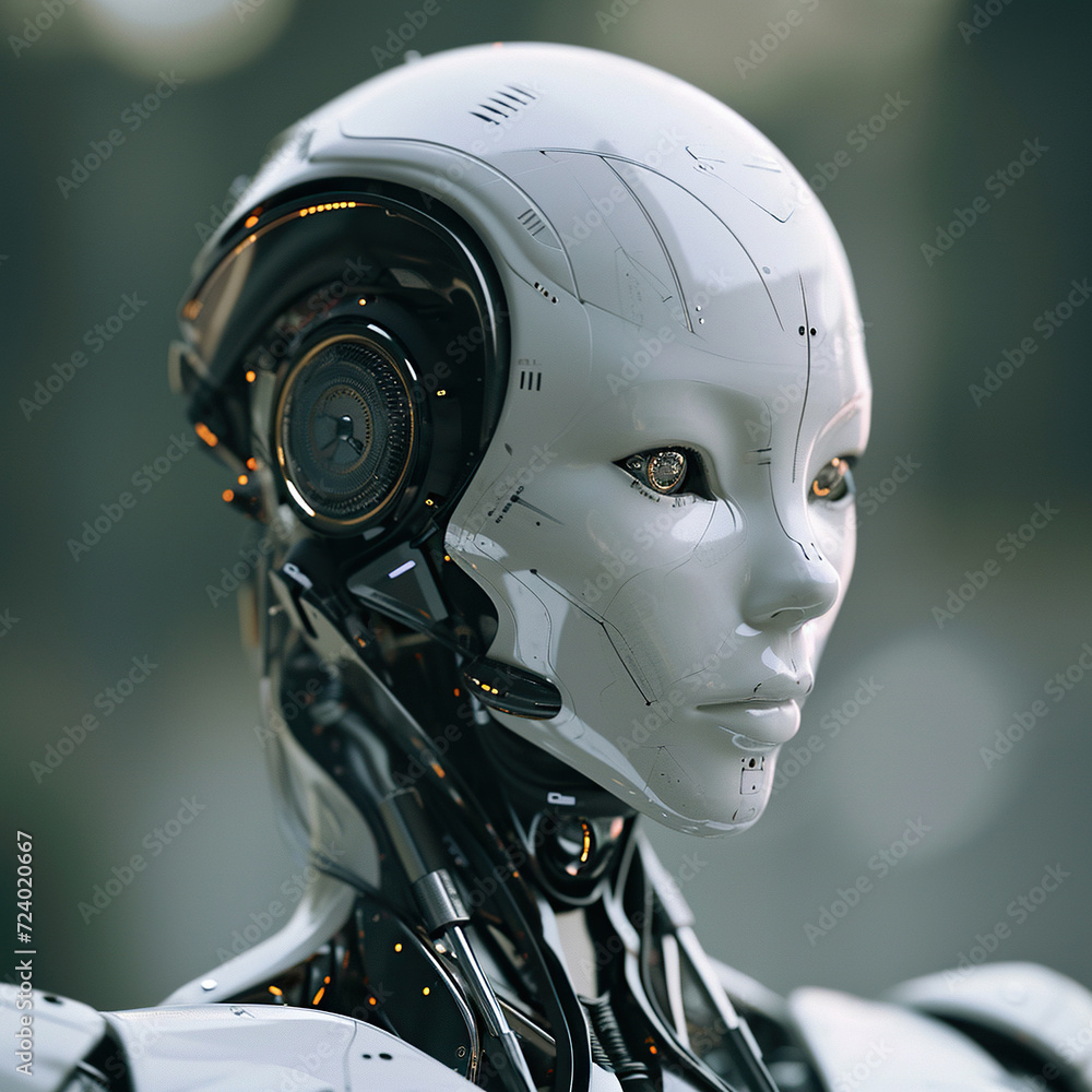 robot cyborg person AI robot cyborg person AI